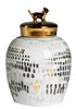 Binary Jar with Gold Lid