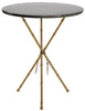 Shagreeen Grey Tall Table and Side Table with Bamboo Designed Legs