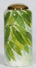 Tropical Leaves Jar with Golden Lid