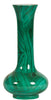 Malachite Jade Flared Vase