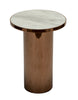 Kensington Marble Copper Drinks Table